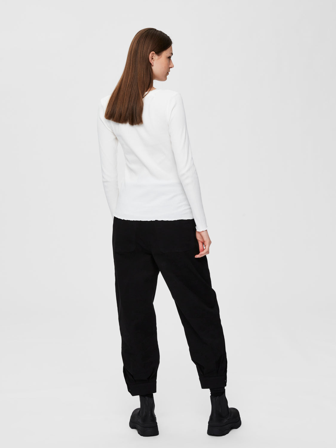 SLFANNA T-Shirt - snow white